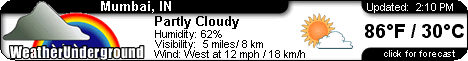 Click for Mumbai, India 

Forecast